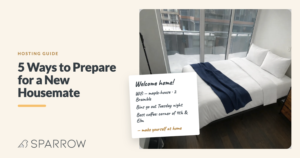 5 Ways to Get Your Home Ready for a New Housemate